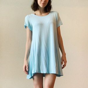 Baby Blue Tshirt Dress